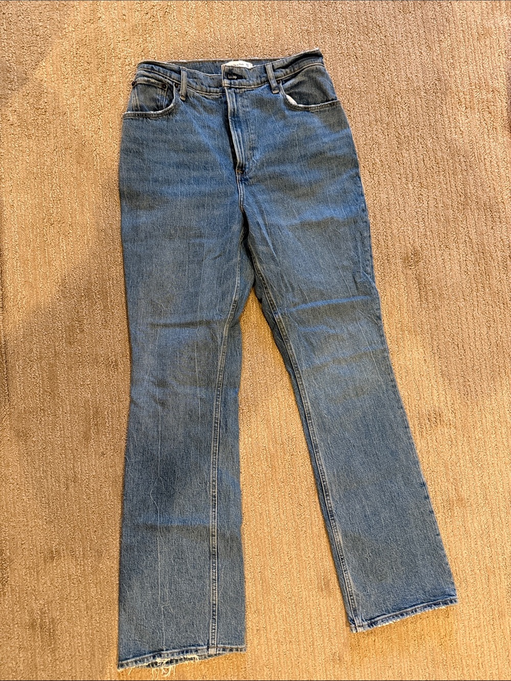 Abercrombie Ultra High-Rise Women's Blue Denim Jeans